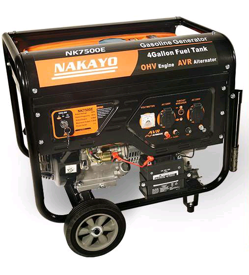 موتور برق 5/5 کیلو وات ناکایو استارتی NK7500E