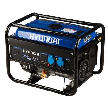 موتور برق هیوندای ۳ کیلووات بنزینی استارتی تکفاز HYUNDAI - HG5370-PG | موتوربرق بنزینی ۳۰۰۰ وات چهار زمانه تک فاز