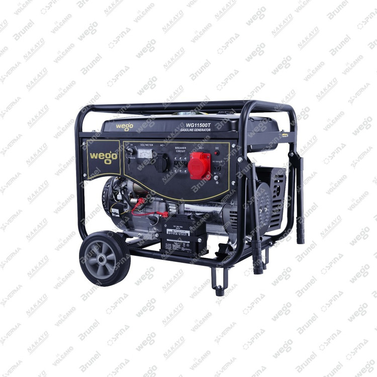موتور برق بنزینی ویگو ۸/۵ کیلووات استارتی ۳ فاز مدل WG11500T