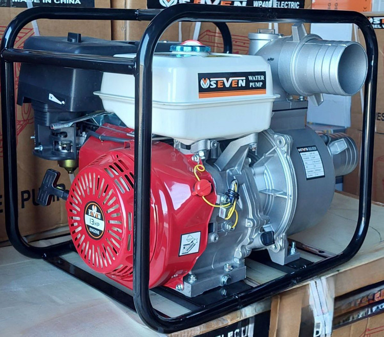 موتور پمپ سون 4 اینچ بنزینی هندلی طرح هندا با موتور 13 اسب مدل SEVEN-WP40