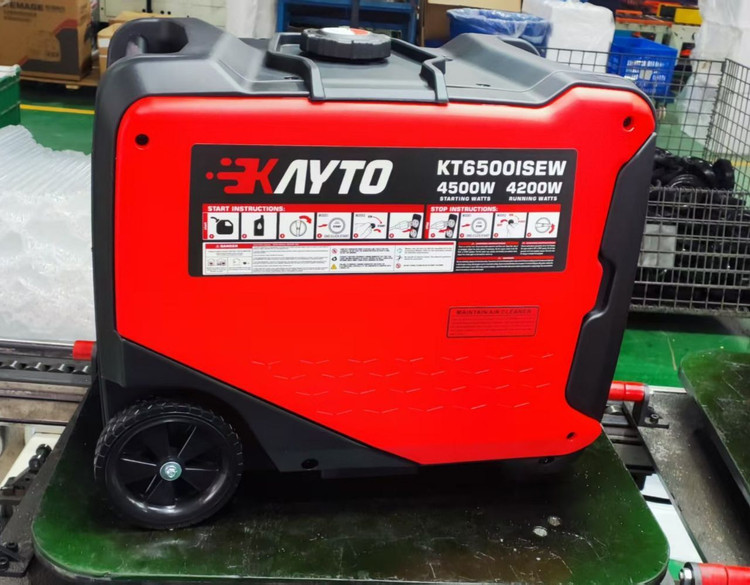 موتور برق کایتو 4/5 کیلووات سایلنت بنزینی استارتی ریموت دار KAYTO- 6500 ISEW