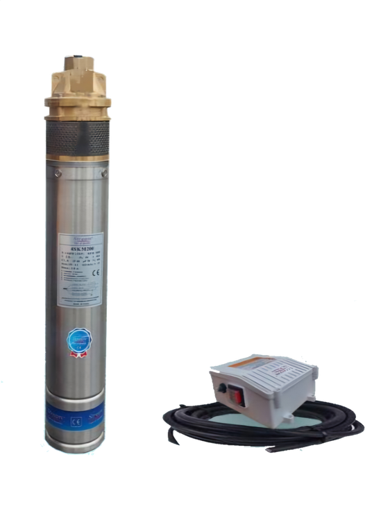 شناور استیل سی ان بی 125 متری ۱ اینچ ۲ اسب تکفاز ارتفاع بالا CNB-4SKM200-1.5