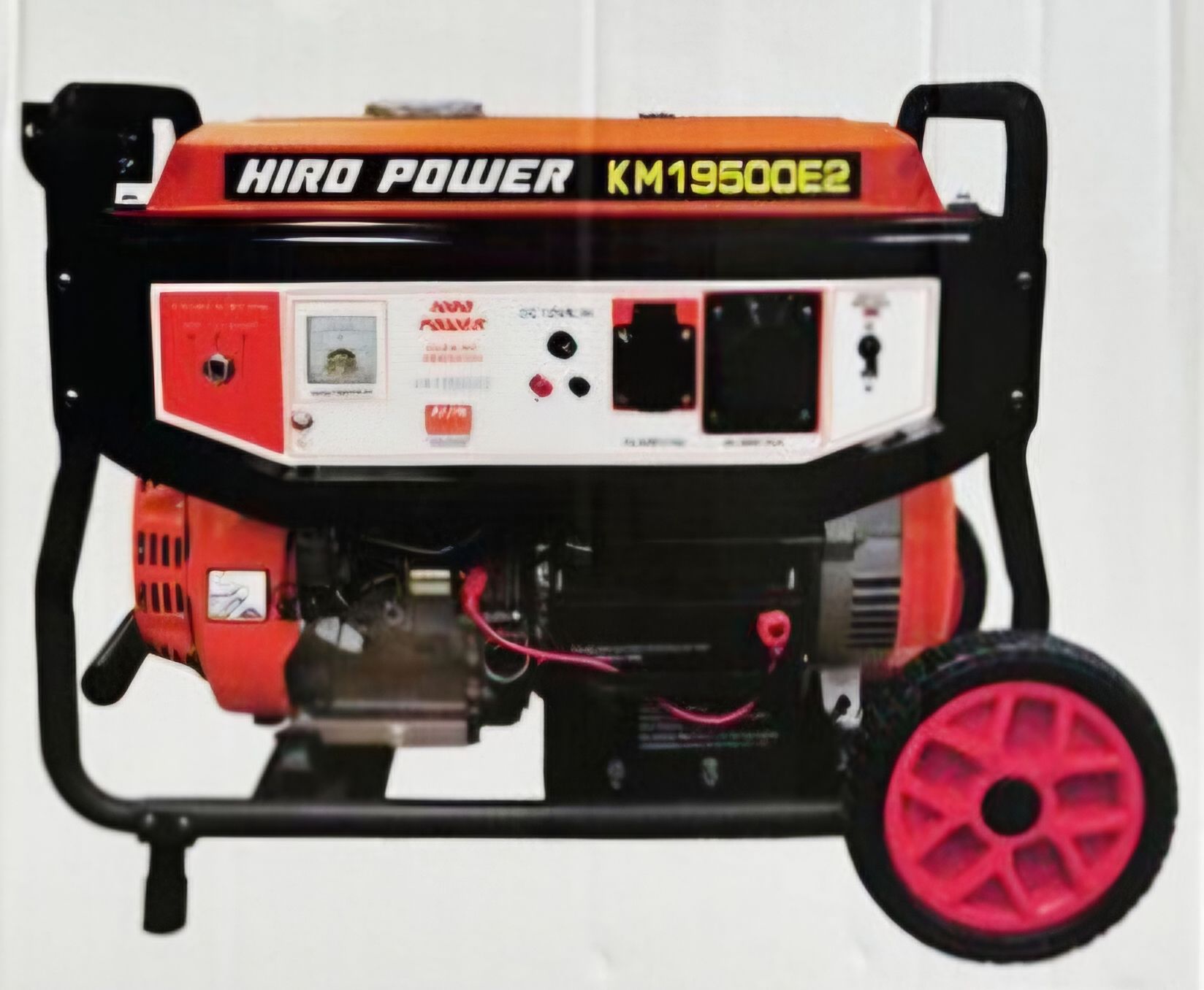 موتور برق 8/5 کیلووات هیروپاور استارتی بنزینی تکفاز مدل HIRO POWER - KM19500E2