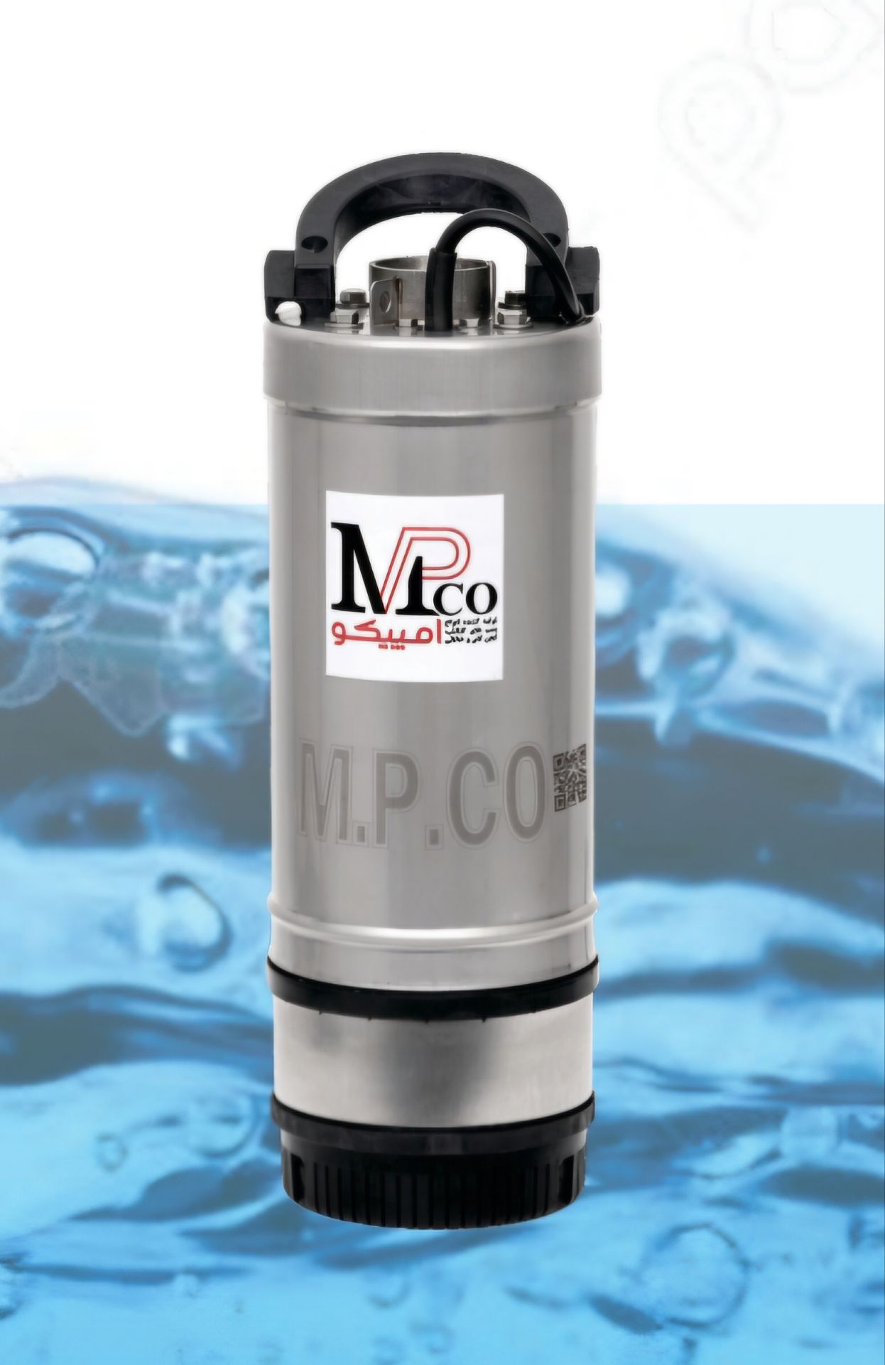 کفکش استیل ۶۳ متری ۲ اینچ 3 اسب امپیکو دو جداره تکفاز MPCO-S.99.63-6