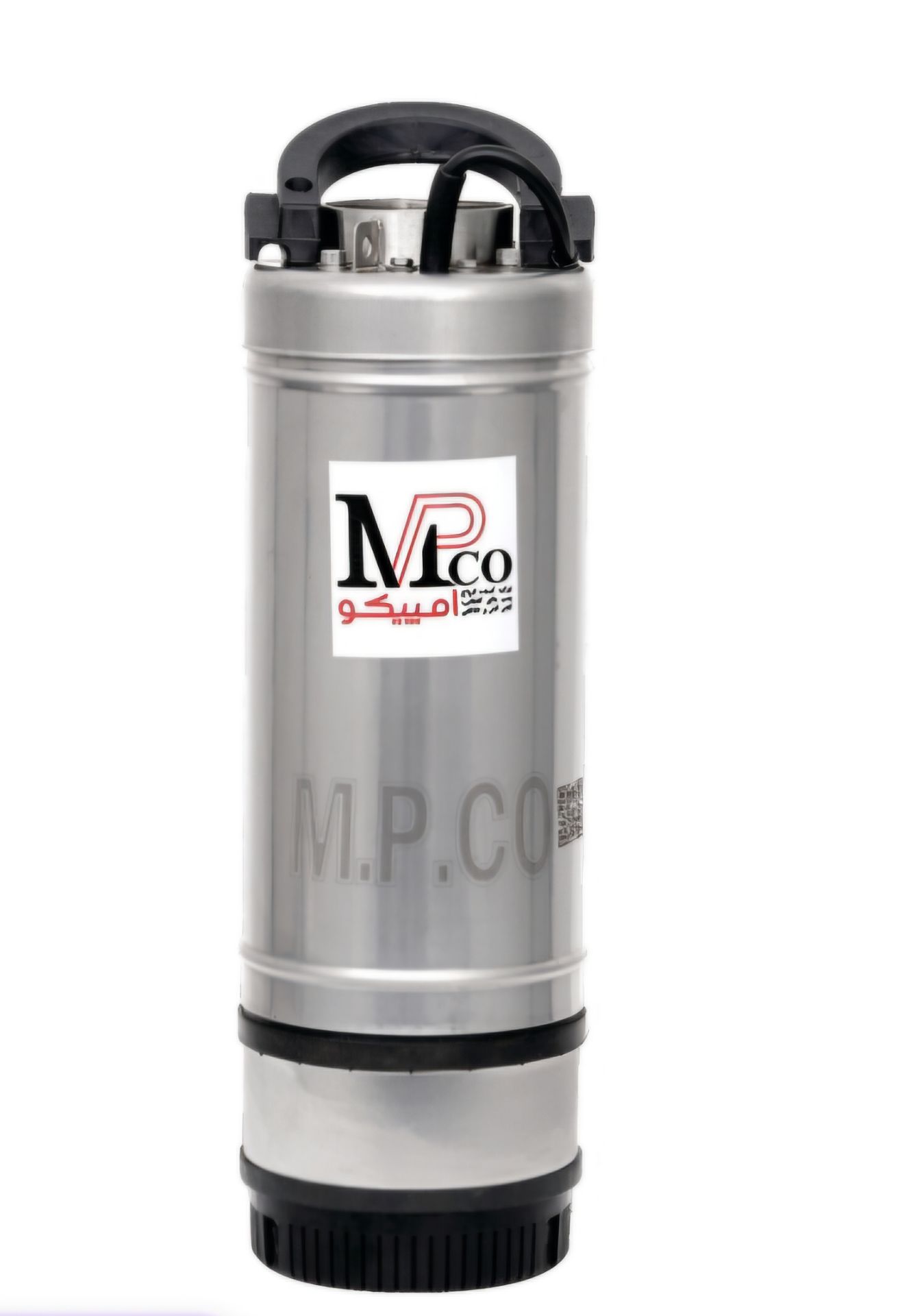 کفکش استیل امپیکو 53 متری 3 اینچ 3/8 اسب تک فاز دو جداره  MPCO-S.99.53-8