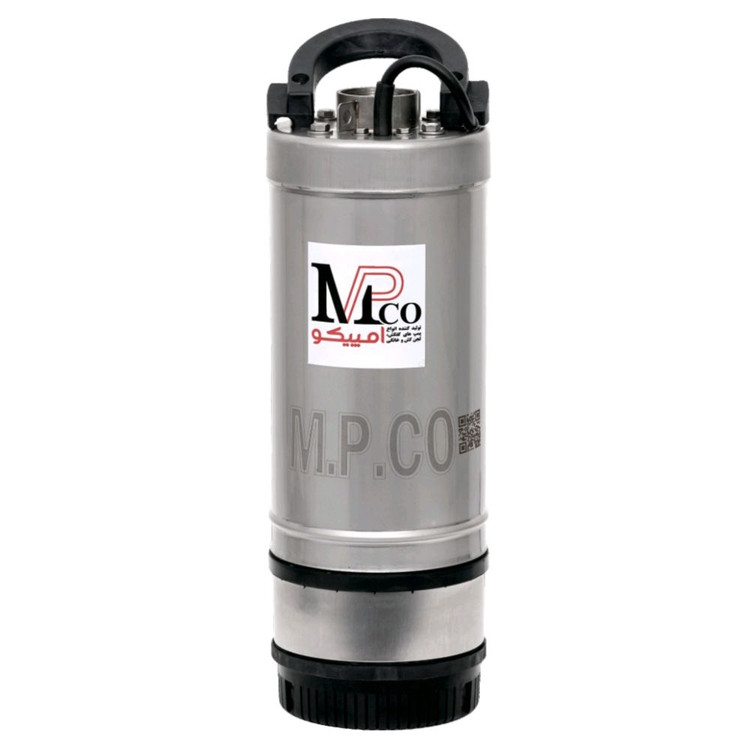 کفکش امپیکو 50 متری 2 اینچ سه فاز 1/9 اسب دو جداره استیل مدل MPCO-S.99.50-6