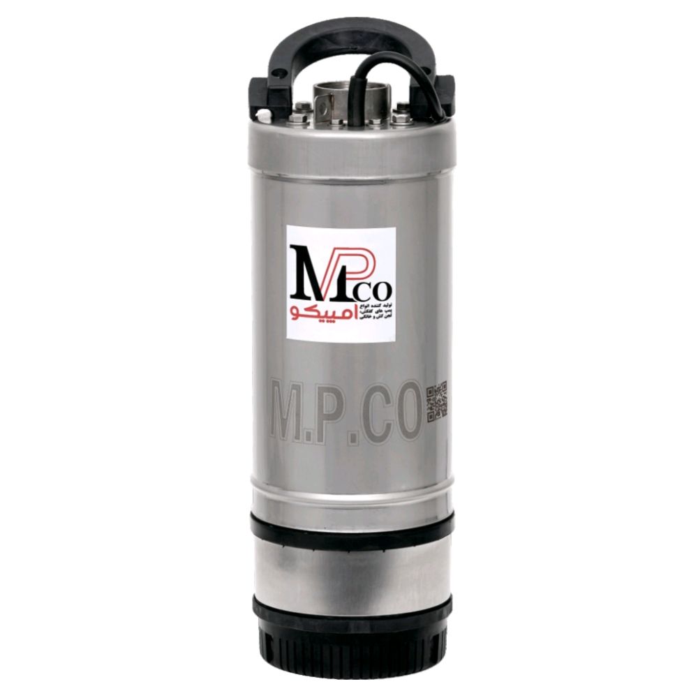 کفکش استیل امپیکو 50 متری 2 اینچ 1/9 اسب فلوتردار تکفاز دو جداره  MPCO-S.99.50-6