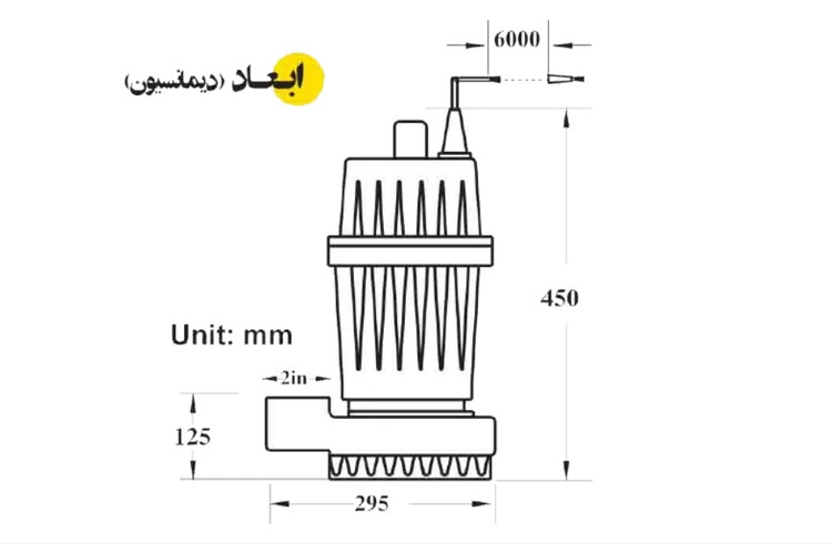 کفکش دائم کار اسپیکو ۲ اینچ ۳۲ متری سه فاز 3 اسب اورلوددار با تابلو مدل S32-3-AX-OV6